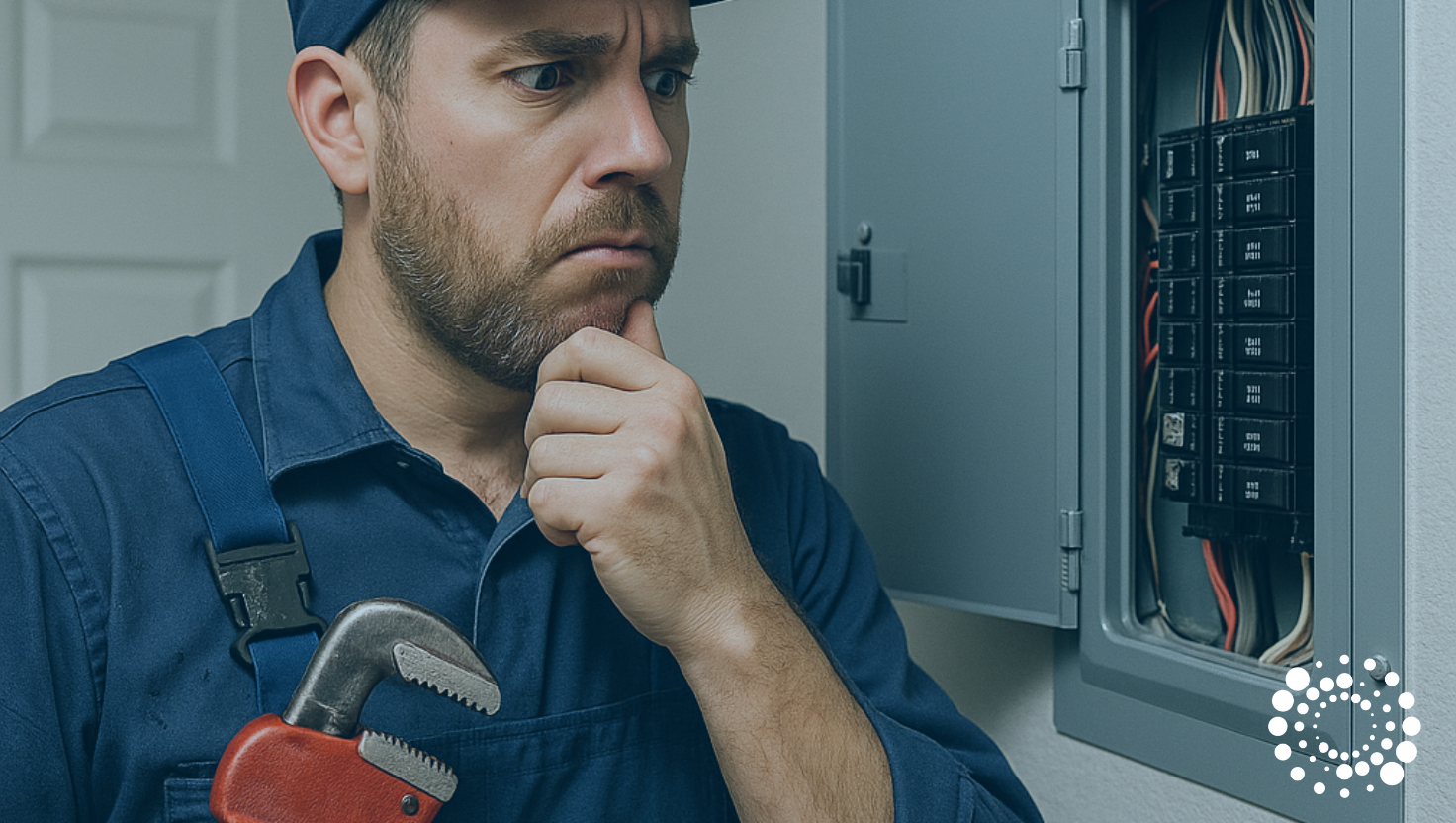 A technician is confused because he doesn't have the proper skills to complete the job. Making sure the right technician is sent saves time and keeps the customer happy.